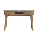 Montreal Solid Wood 2 Drawers Writing Desk by Lavishway | Reclaimed Wood Desks-57249