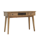 Montreal Solid Wood 2 Drawers Writing Desk by Lavishway | Reclaimed Wood Desks-57248