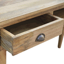 Montreal Solid Wood 2 Drawers Writing Desk by Lavishway | Reclaimed Wood Desks-57252
