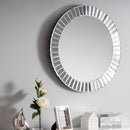 Sonata Round Bevelled Wall Mirror by Lavishway | Wall Mirrors-60732