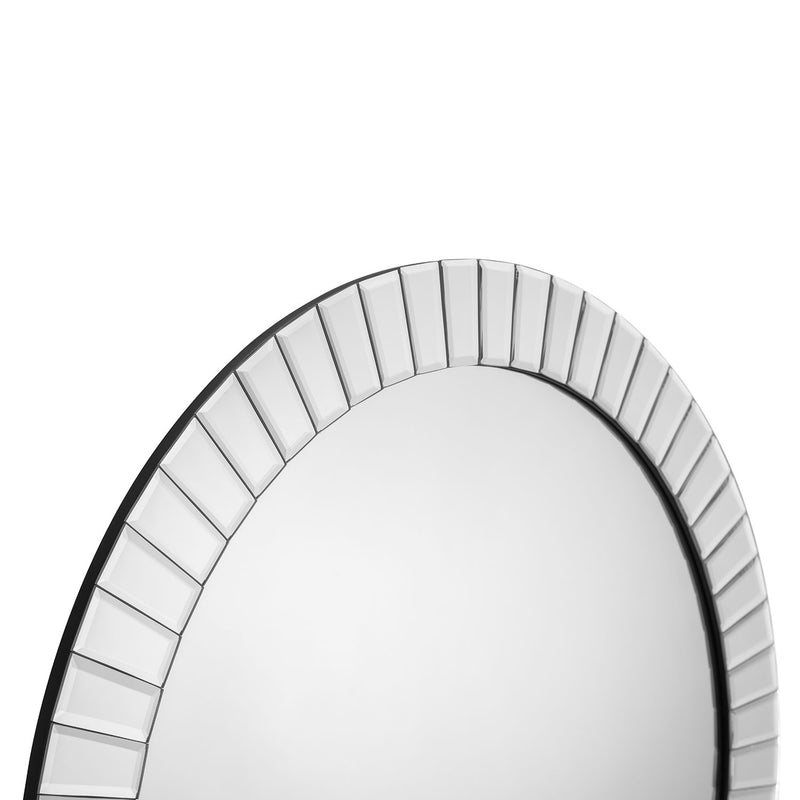 Sonata Round Bevelled Wall Mirror by Lavishway | Wall Mirrors-60735