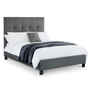 Sorrento Fabric & Hardwood Bed Frame by Lavishway | Fabric Beds-60677
