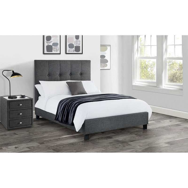 Sorrento Fabric & Hardwood Bed Frame by Lavishway | Fabric Beds-60682