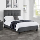 Sorrento Fabric & Hardwood Bed Frame by Lavishway | Fabric Beds-60675