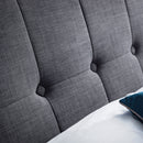 Sorrento Fabric & Hardwood Bed Frame by Lavishway | Fabric Beds-60680