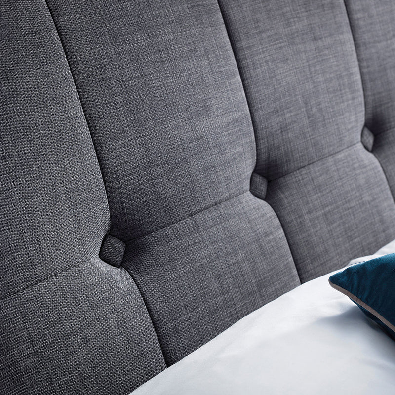 Sorrento Fabric & Hardwood Bed Frame by Lavishway | Fabric Beds-60680