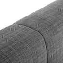 Sorrento Slate Grey Fabric Ottoman Bed by Lavishway | Ottoman Beds-60669