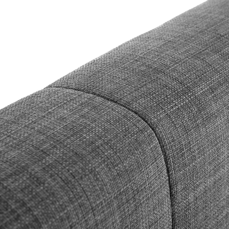 Sorrento Slate Grey Fabric Ottoman Bed by Lavishway | Ottoman Beds-60669