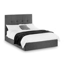 Sorrento Slate Grey Fabric Ottoman Bed by Lavishway | Ottoman Beds-60663