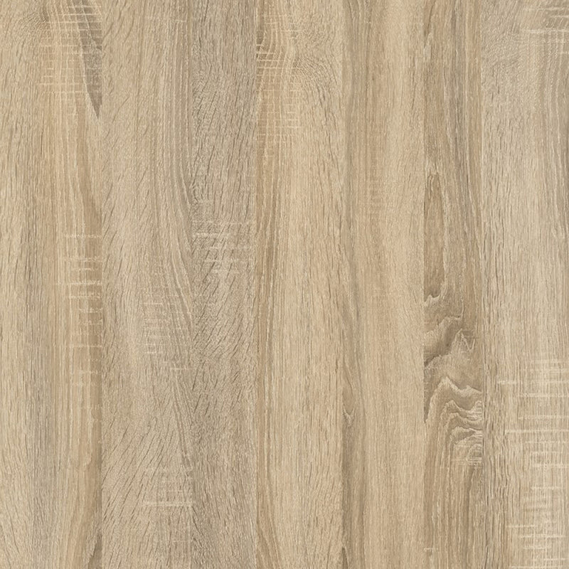 Space Oak & White High Gloss 3 Doors Wardrobe by Lavishway | Wardrobe-28833