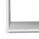 Space White 1 Drawer Bedside Table by Lavishway | Bedside Tables-28940