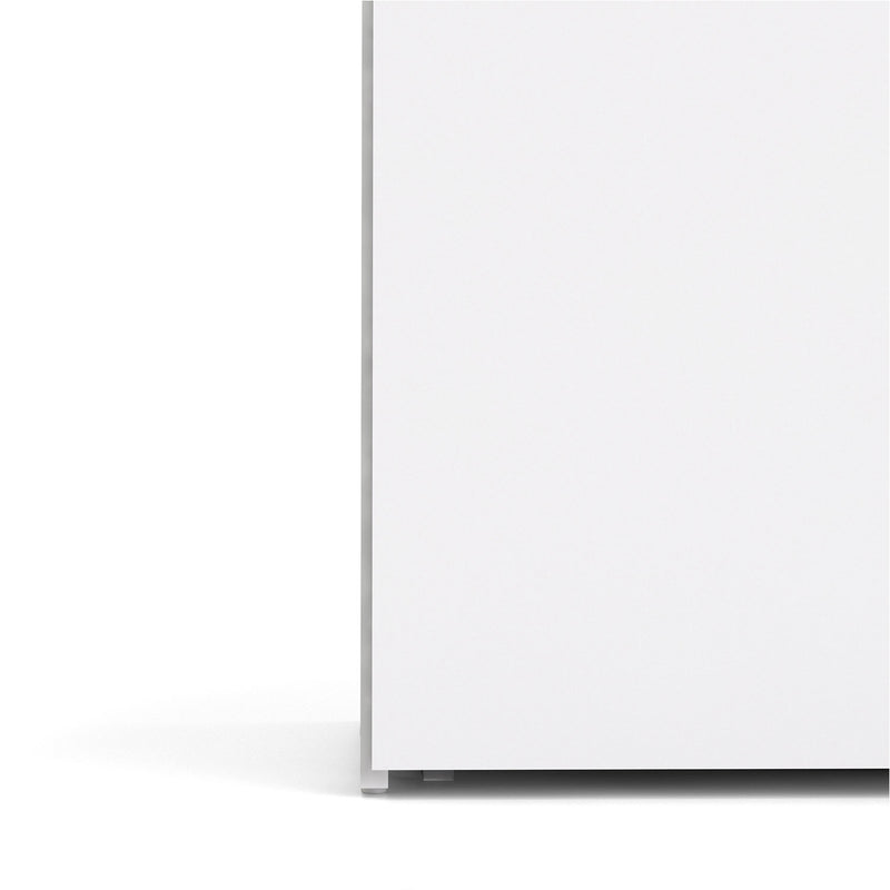 Space White 2 Doors 3 Drawers Wardrobe by Lavishway | Wardrobe-28855