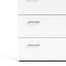 Space White Finish 3 Drawers Chest by Lavishway | Chest Of Drawers-28897