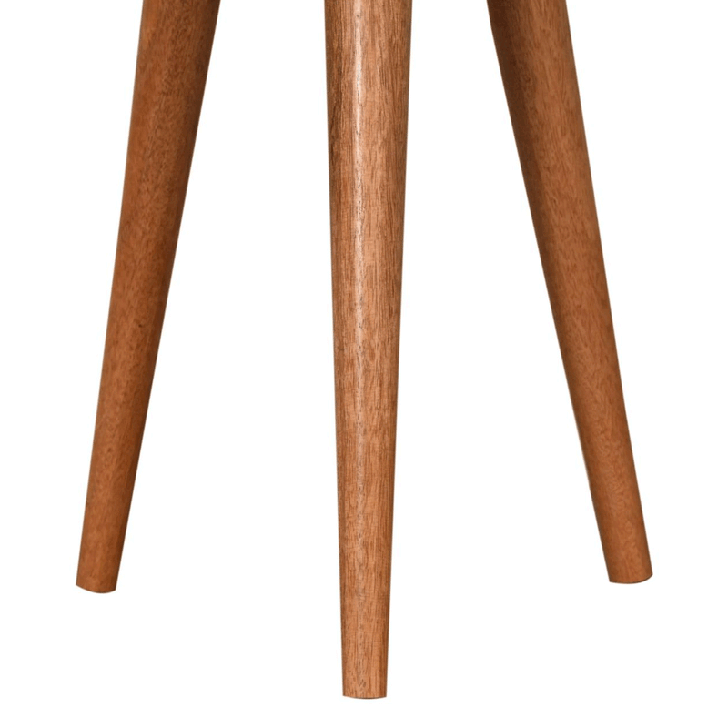 Spiral Pattern Top Solid Wood End Table by Lavishway | Side Tables-57218