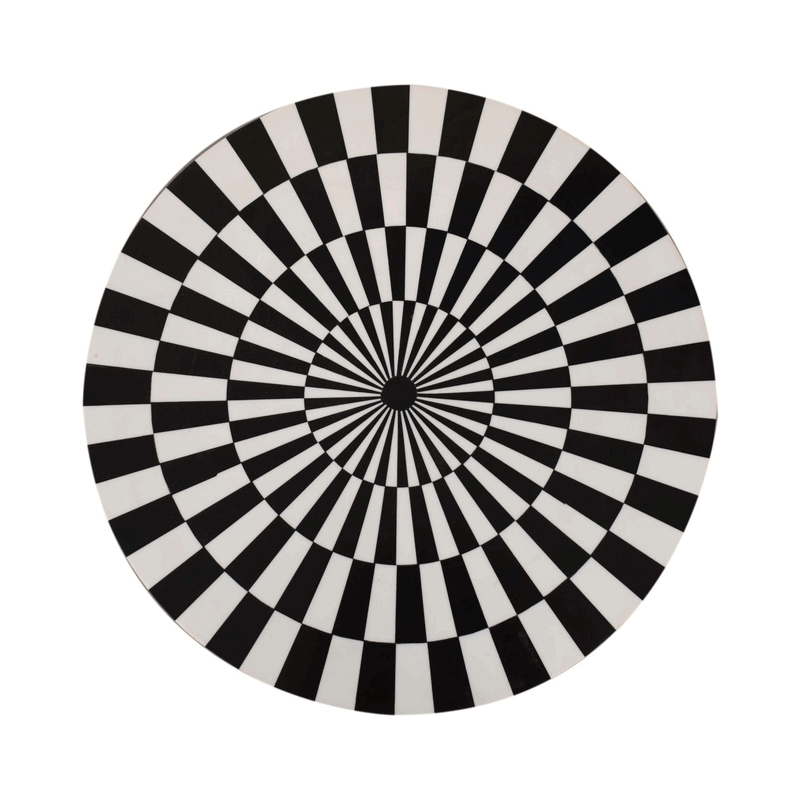 Spiral Pattern Top Solid Wood End Table by Lavishway | Side Tables-57221