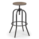 Spitfire Industrial Solid Wood Top Bar Stool by Lavishway | Bar Stools-60852