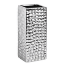 Square Ceramic Dimple Effect Vase by Lavishway | Vases-50895