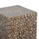 Modena Abstract Design Square Footstool by Lavishway | Footstool-57189