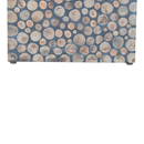 Modena Abstract Design Square Footstool by Lavishway | Footstool-57191