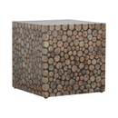 Modena Abstract Design Square Footstool by Lavishway | Footstool-57187