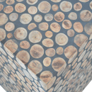 Modena Abstract Design Square Footstool by Lavishway | Footstool-57192