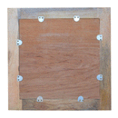 Modena Solid Wood Frame Square Wall Mirror by Lavishway | Wall Mirrors-57175