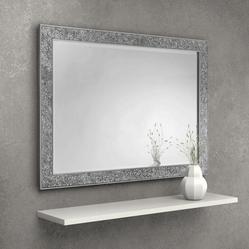 Staccato Glass Fragment Frame Wall Mirror by Lavishway | Wall Mirrors-60848
