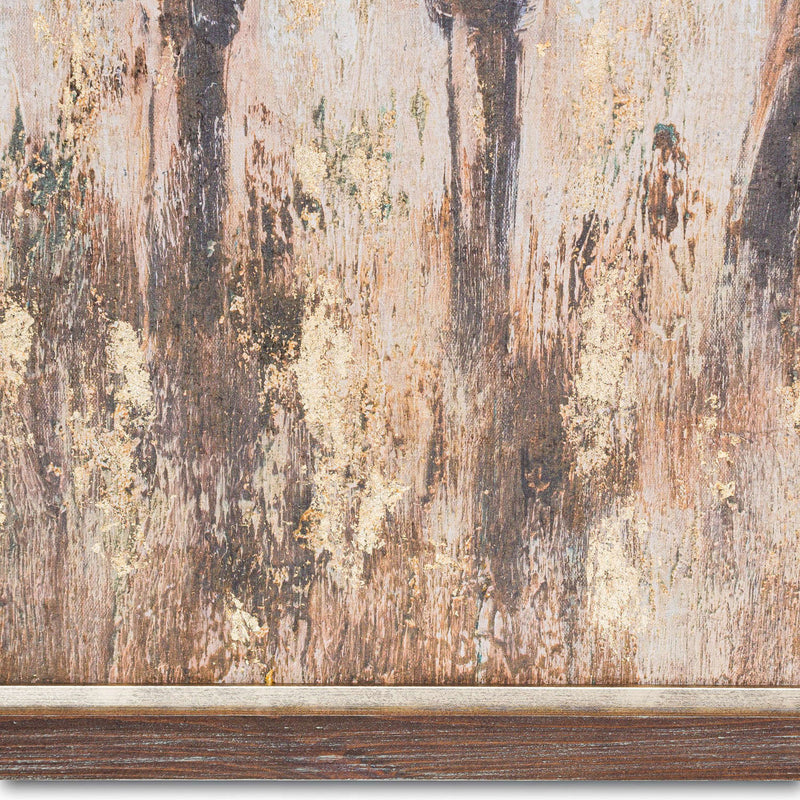 Stag On Cement Board Wooden Frame by Lavishway | Art Gallery-51296