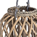 Contemporary Standing Woven Wicker Lantern by Lavishway | Candle Holders-51342