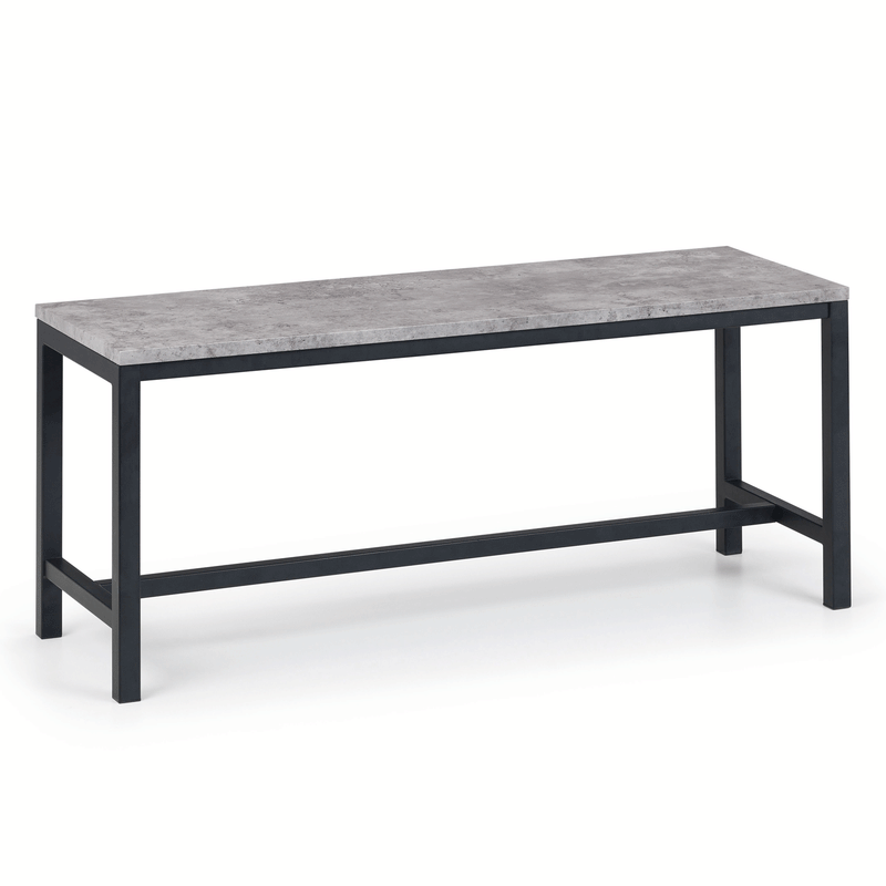 Staten Concrete Effect Seat Dining Bench by Lavishway | Dining Benches-60836
