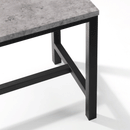 Staten Concrete Effect Seat Dining Bench by Lavishway | Dining Benches-60839
