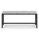 Staten Concrete Effect Seat Dining Bench by Lavishway | Dining Benches-60837