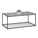 Staten Concrete Effect Top Coffee Table by Lavishway | Coffee Tables-60826