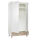 Stockholm Matt White 2 Door Wardrobe by Lavishway | Wardrobe-35711