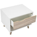 Stockholm 1 Drawer Bedside Cabinet by Lavishway | Bedside Tables-35717