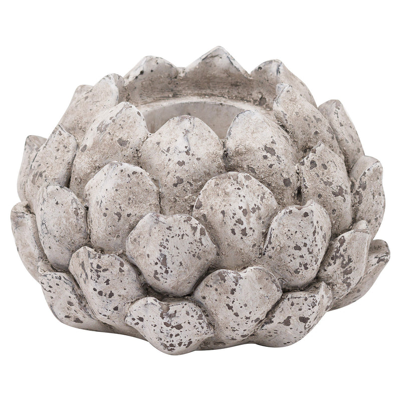 Stone Effect Acorn Styled Tea Light Holder by Lavishway | Ornaments & Decoration-50697