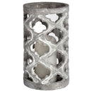 Stone Patterned Grey Candle Holder by Lavishway | Candle Holders-50695