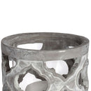 Stone Patterned Grey Candle Holder by Lavishway | Candle Holders-50696