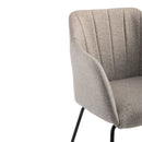 Stork Fabric Upholstery Dining Chair Set of 2 by Lavishway | Dining Chairs-23768