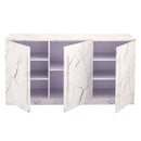 Storm 3 Doors White Finish Sideboard by Lavishway | Sideboards-23707
