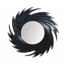 Decorative Swirl Black Frame Wall Mirror by Lavishway | Wall Mirrors-23696