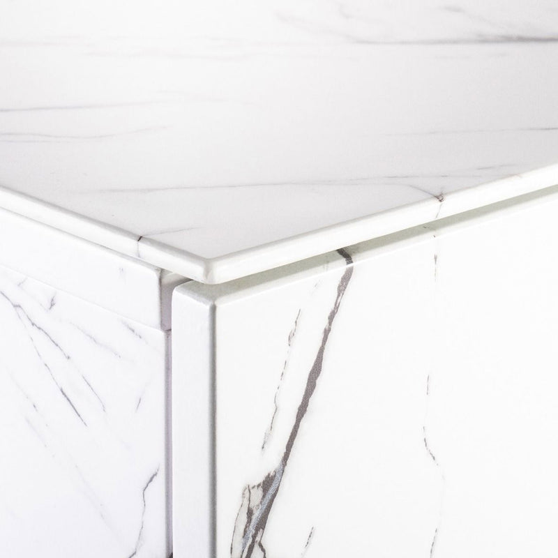 Storm 3 Doors White Finish Sideboard by Lavishway | Sideboards-23710