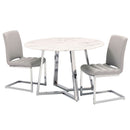 Storm 4 Chairs Dining Table Set by Lavishway | Dining Table Set-23749