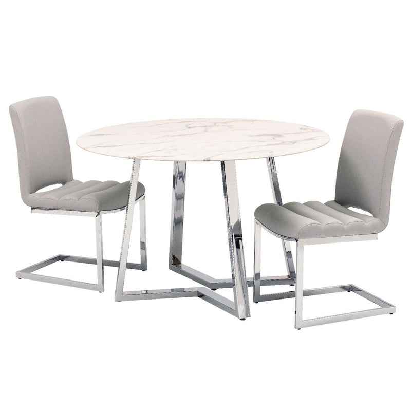 Storm 4 Chairs Dining Table Set by Lavishway | Dining Table Set-23749