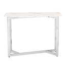 Storm Marble Effect Console Table by Lavishway | Hallway Console Table-23460