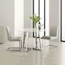 Storm Faux Leather Upholstered Dining Chair by Lavishway | Dining Chairs-23444