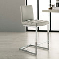 Storm Contemporary Faux Leather Bar Stool by Lavishway | Bar Stools-23713