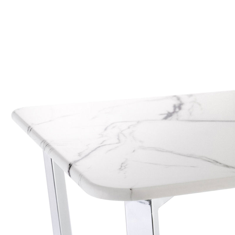 Storm Marble Coffee Table With Steel Frame by Lavishway | Coffee Tables-23701
