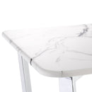 Storm Marble Side Table With Steel Frame by Lavishway | Side Tables-23730
