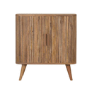 Stripe Design 2 Doors Hallway Cabinet by Lavishway | Hallway Cabinets-57157